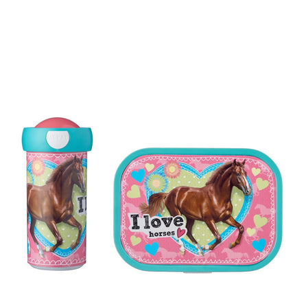 Lunchset Campus Schoolbeker+Lunchbox My Horse