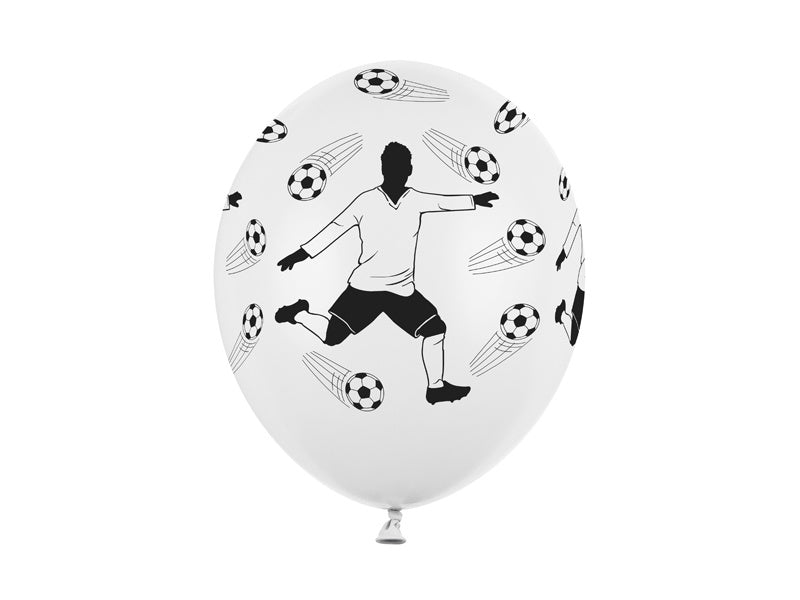 Voetbal Ballonnen 30cm 6st