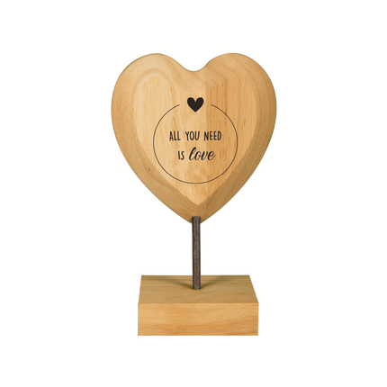 Houten Hart All You Need Is Love