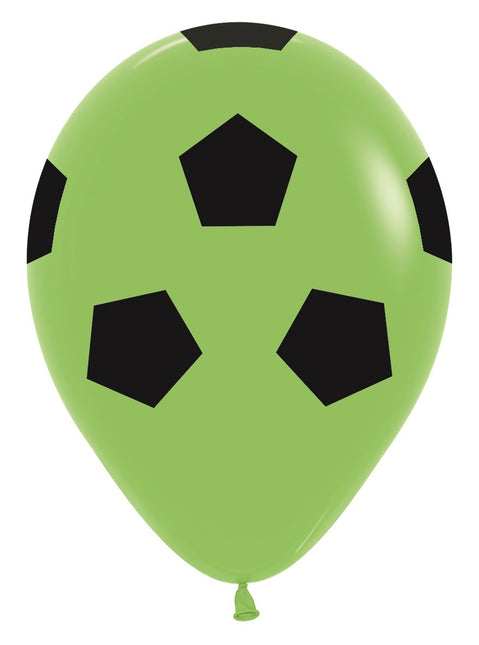 Ballonnen Soccerball Mix 30cm 25st