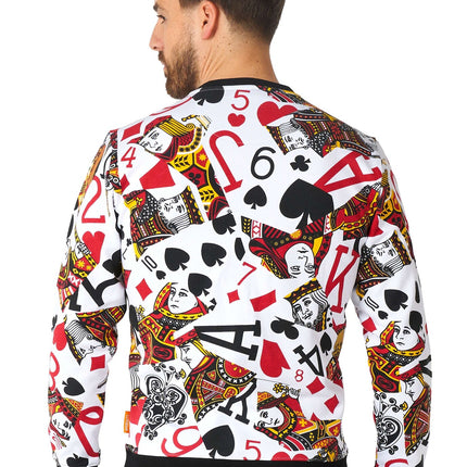 Casino Speelkaarten Trui Heren OppoSuits