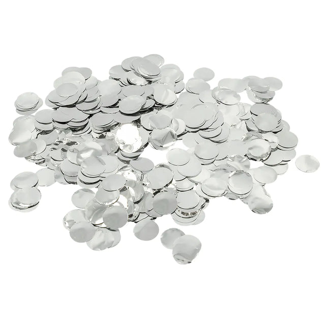 Zilveren Confetti Zak Metallic 30g