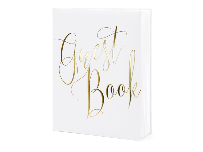 Gastenboek Gouden Letters 24,5cm