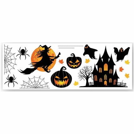 Halloween Wanddecoratie Heks 80cm