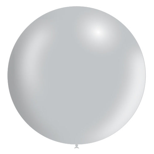 Zilveren Reuze Ballon XL Metallic 91cm