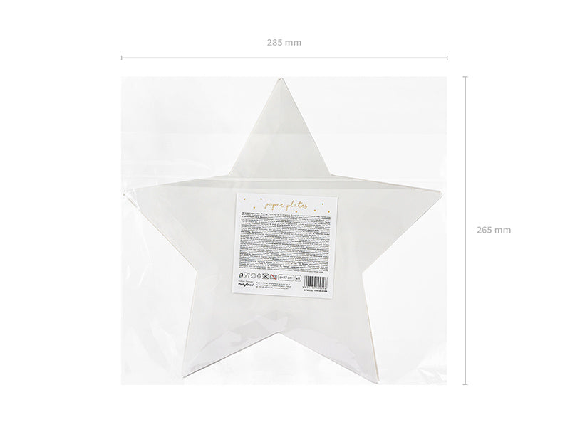 Little Star Star Borden Goud 27cm 6st