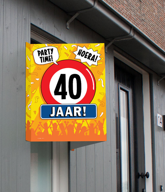 Raambord 40 jaar 60cm