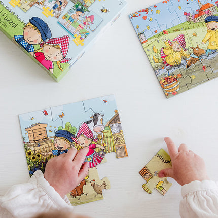 Fien & Teun 4- In 1 Puzzel