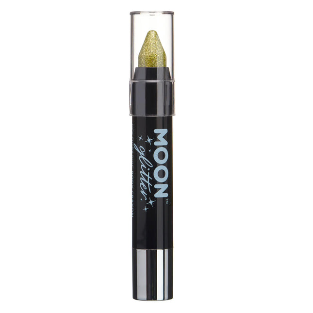 Moon Glitter Holographic Body Crayons Gold 3.2g