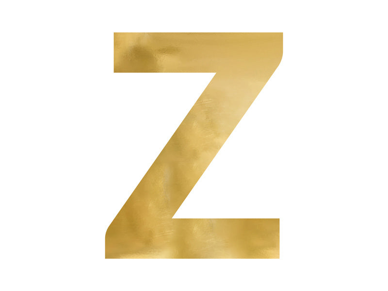 Spiegelletter Z Goud 60cm