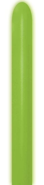 Modelleerballonnen Neon Green 5cm 152cm 50st