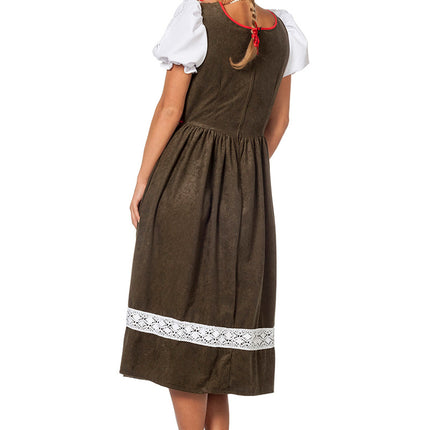 Dirndl Jurk Oktoberfest Lang Groen