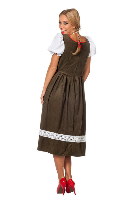 Dirndl Jurk Oktoberfest Lang Groen