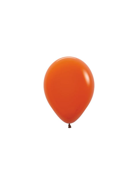 Ballonnen Sunset Orange 12cm 50st