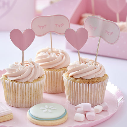 Pamper Party Cupcake Toppers 12st