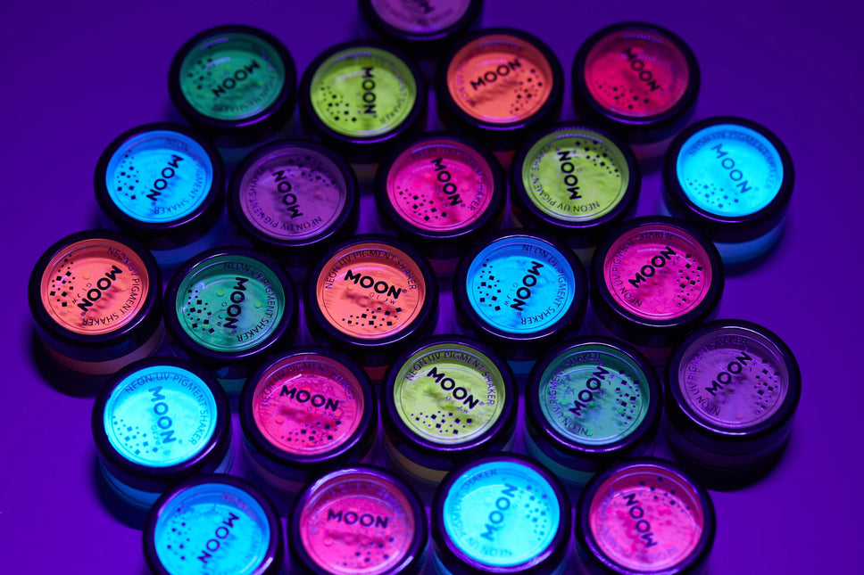 Moon Glow Neon UV Pigment Shakers Intense Orange 5g