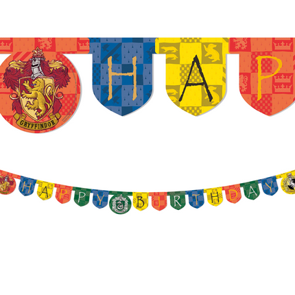 Harry Potter Happy Birthday Banner 2m