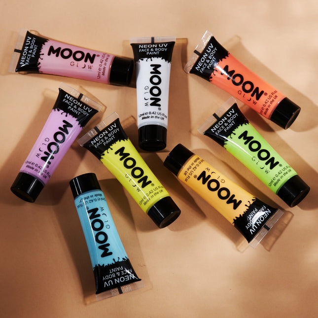 Moon Glow Pastel Neon UV Face Paint Pastel Yellow 12ml