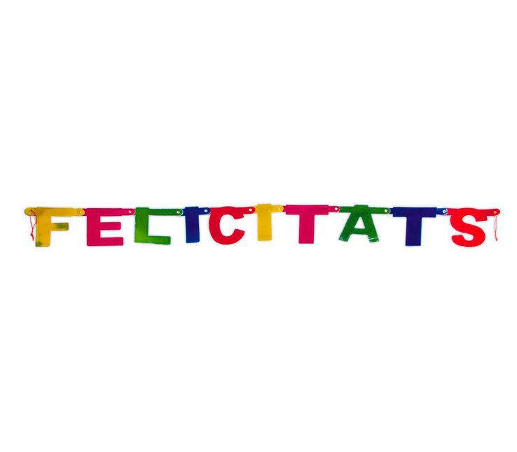 Letterslinger Felicitats 1,4m