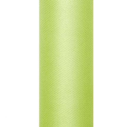 Lime Groene Tule Rol 15cm 9m