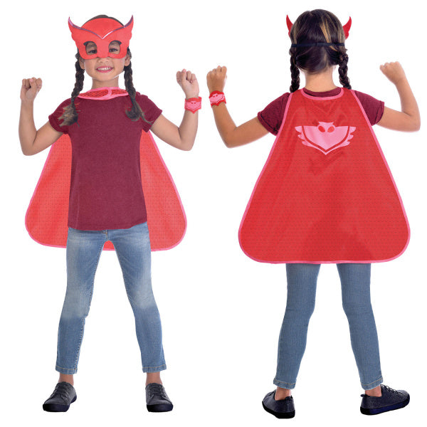 Kind Kostuum PJ Masks Owlette Cape Set 4/8 jaar