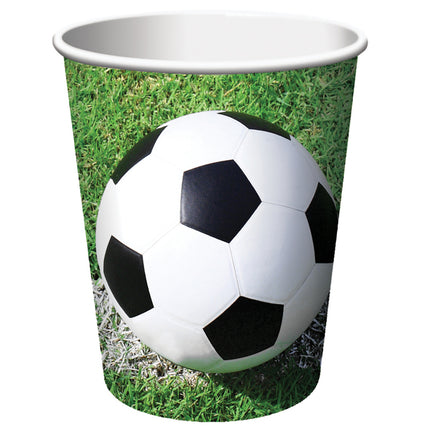 Voetbal Bekers 256ml 8st