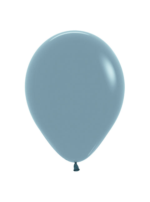 Ballonnen Pastel Dusk Blue 23cm 50st