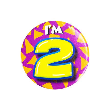 I'm 2 Button 2 Jaar 5,5cm