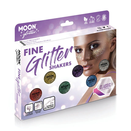 Moon Glitter Classic Fine Glitter Shakers Pink 5g