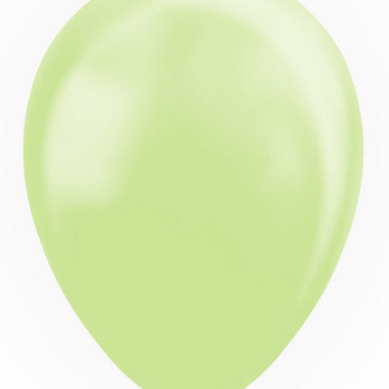 Groene Ballonnen Pastel Macaron 30cm 50st