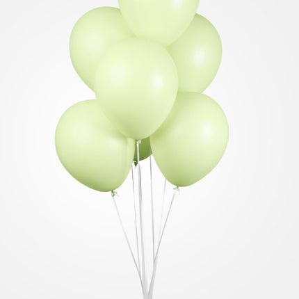 Groene Ballonnen Pastel Macaron 30cm 50st