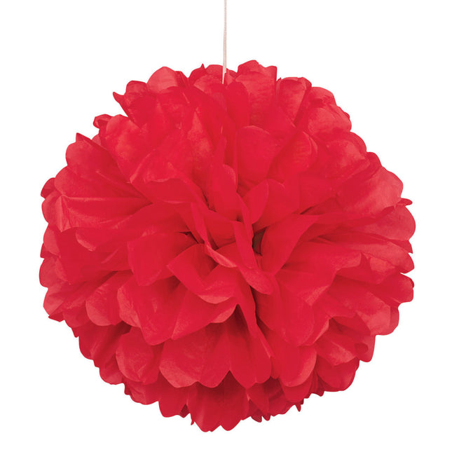 Pompon Rood 40cm