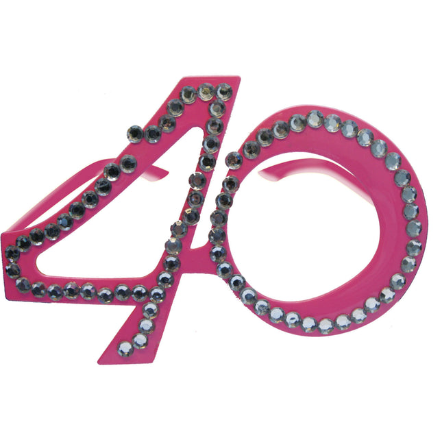 Bril 40 Jaar Roze