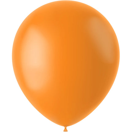 Oranje Ballonnen Tangerine Orange 33cm 100st