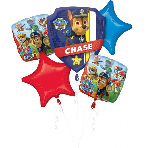 Paw Patrol Helium Ballon Set Chase 5 delig leeg