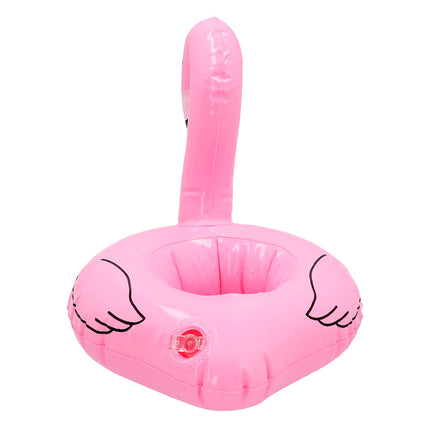 Flamingo Bekerhouder Opblaasbaar 18cm