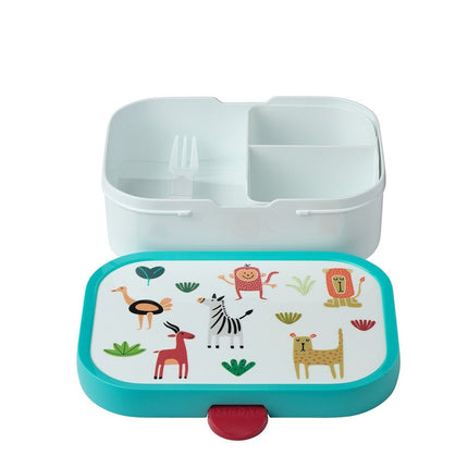 Lunchset Schoolbeker en Lunchbox Animal Friends