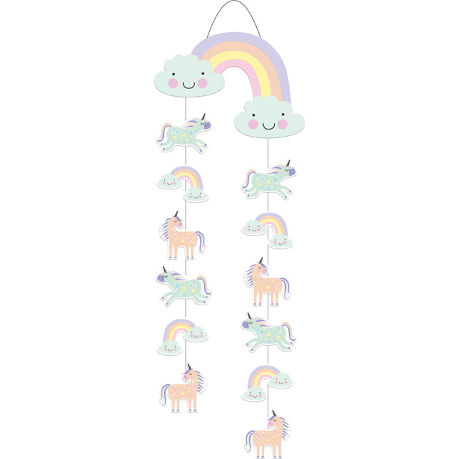 Unicorn Hangdecoratie Rainbows 85cm