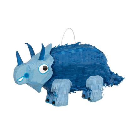 Pinata Dino Blauw 23cm