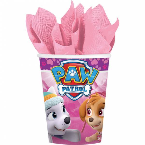 Paw Patrol Bekers Roze 266ml 8st