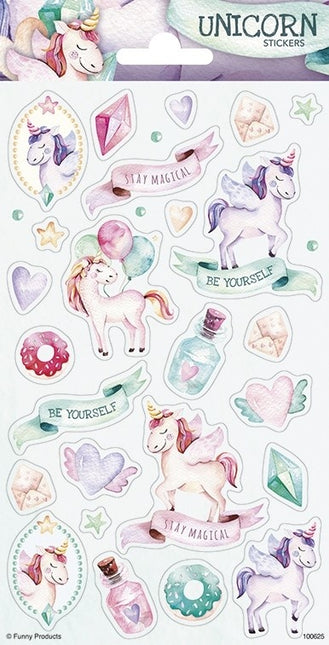 Unicorns Stickers Glitter