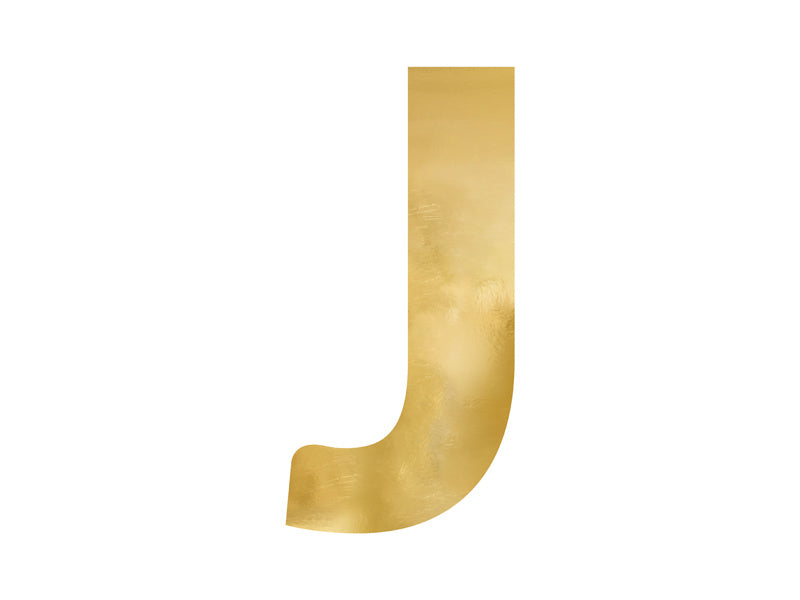 Spiegelletter J Goud 61cm