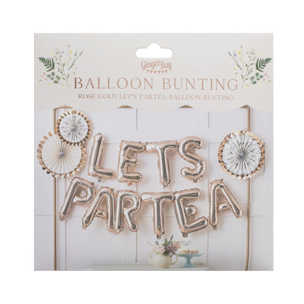 Rose Gouden Letter Ballon Lets Partea Leeg