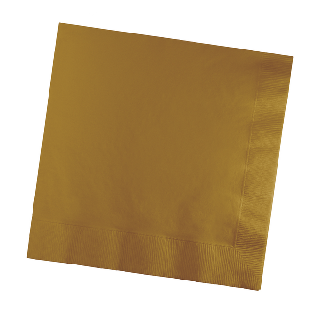 Gouden Servetten 3-Laags 41cm 25st