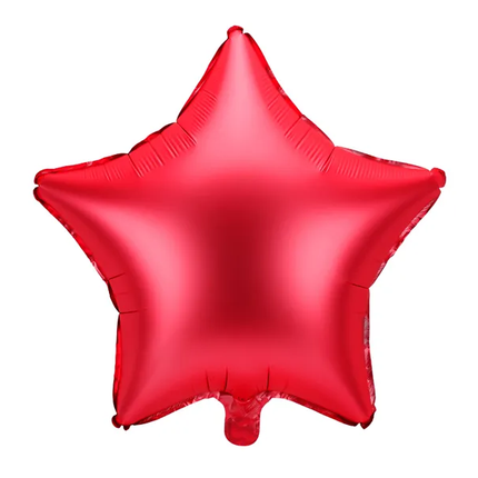 Helium Ballon Ster Rood Leeg 48cm