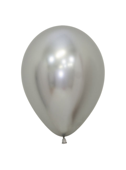 Ballonnen Reflex Silver 23cm 80st