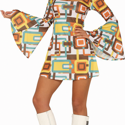 Disco 70S Jurk Dames