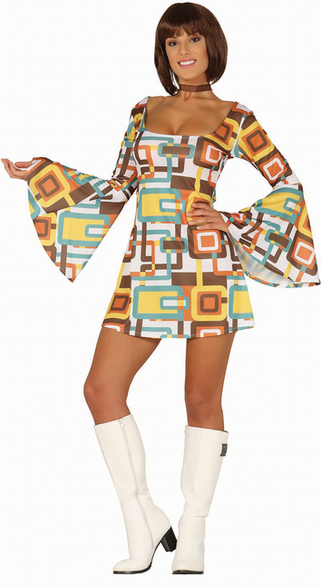 Disco 70S Jurk Dames