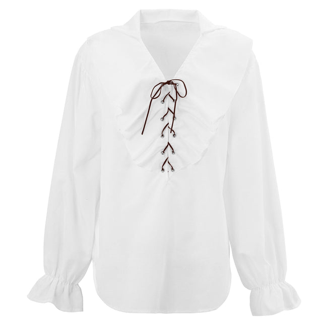 Witte Blouse Dames Piraten/Renaissance