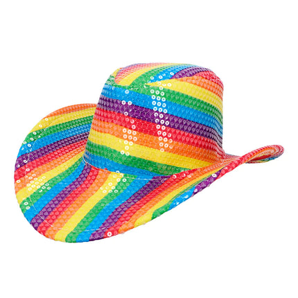 Hoed Regenboog Cowboy